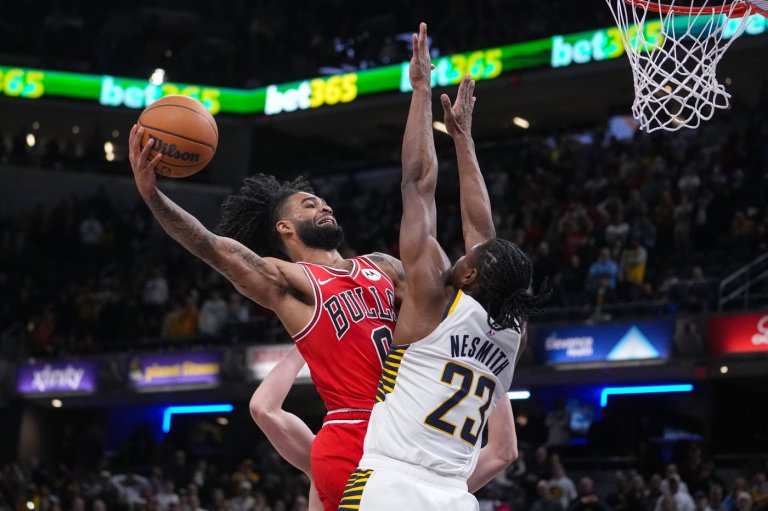 Aaron Nesmith makes go-ahead layup and game-saving block as Pacers rally past Bulls 113-110 | iNFOnews.ca