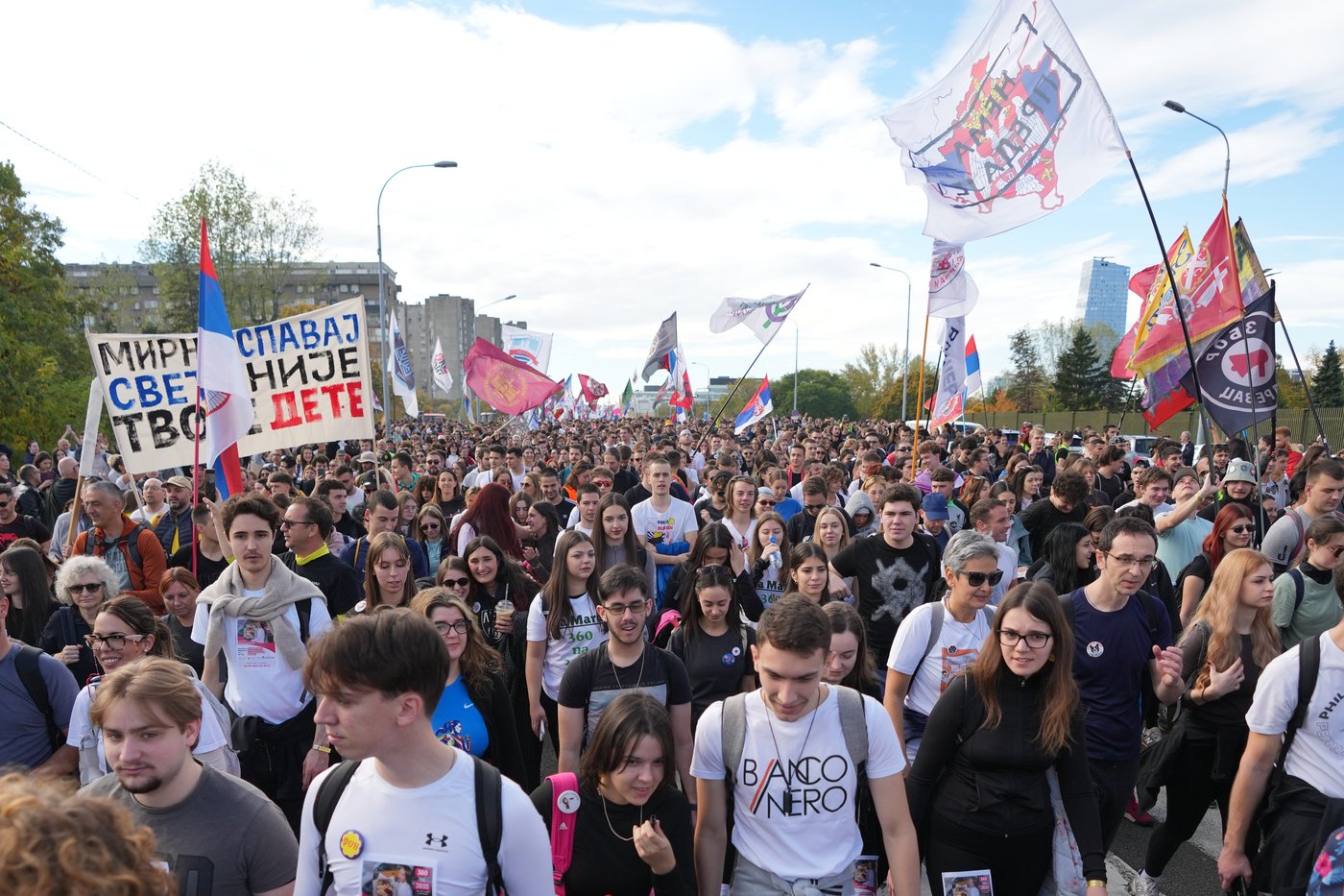 Serbia youth lead thousands on march for weekend rally marking deadly canopy collapse last year | iNFOnews.ca Serbia youth lead thousands on march for weekend rally marking deadly canopy collapse last year | iNFOnews.ca