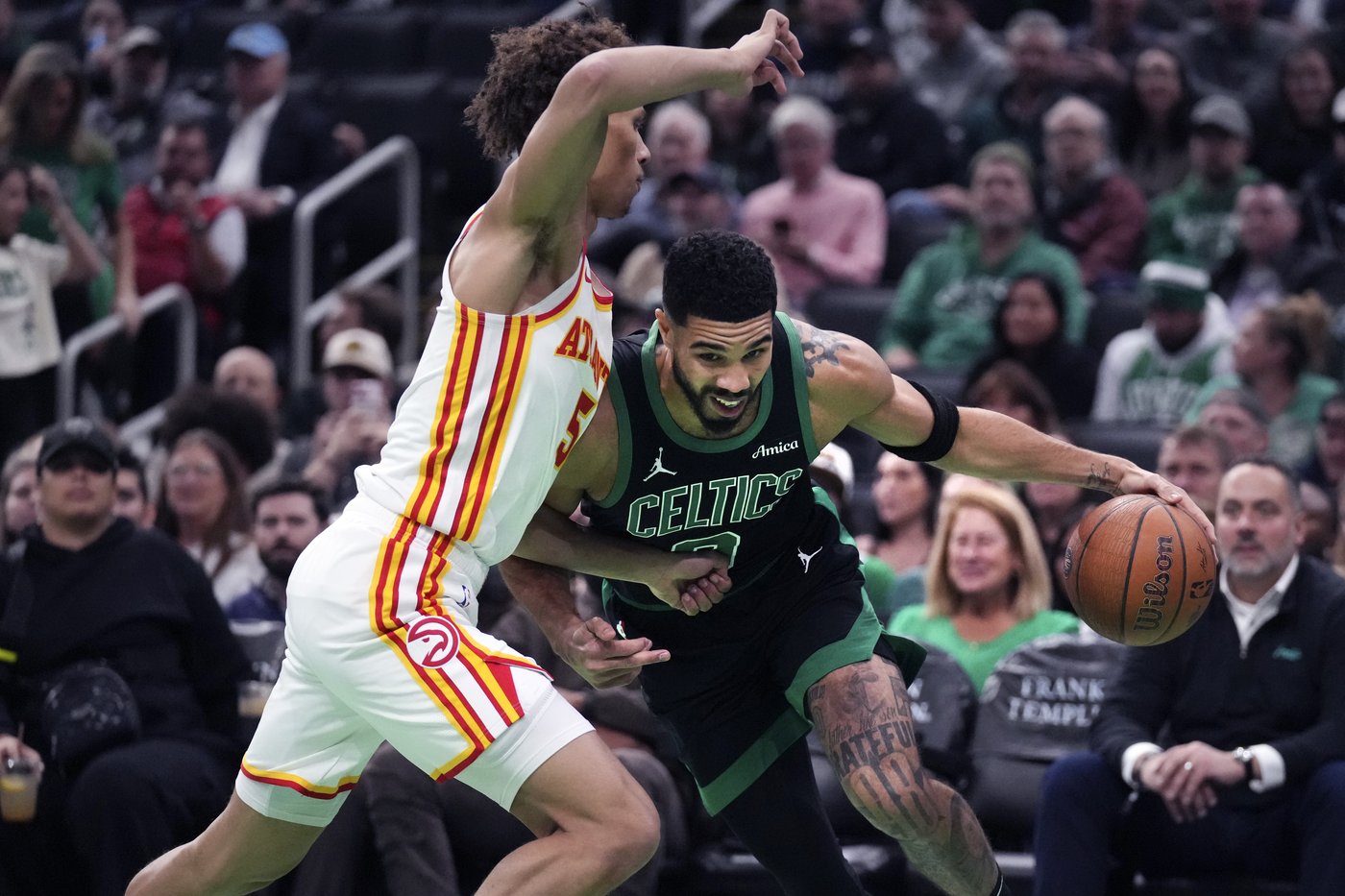 Dyson Daniels scores career-high 28 points, Jalen Johnson has triple-double as Hawks beat Celtics | iNFOnews.ca Dyson Daniels scores career-high 28 points, Jalen Johnson has triple-double as Hawks beat Celtics | iNFOnews.ca