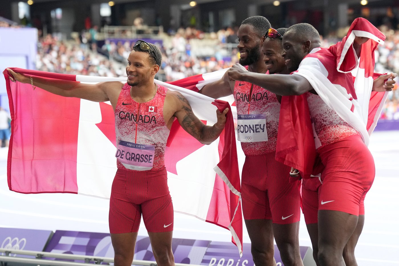 Olympic champion relay sprinters voted The Canadian Press team of the year | iNFOnews.ca