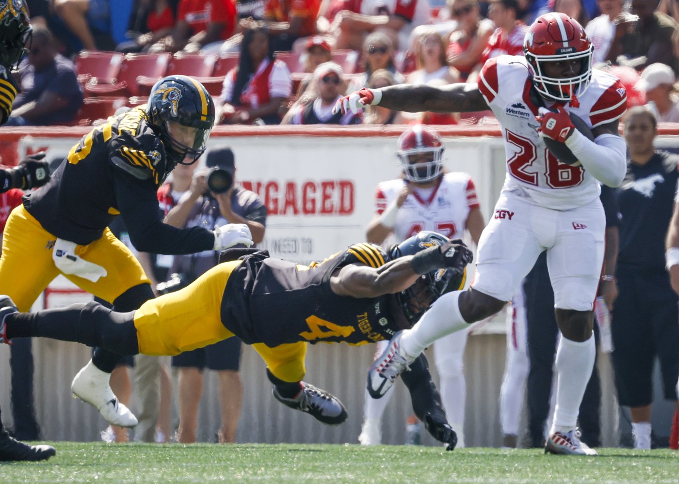 Mills scores late touchdown to lift Stampeders to 28-23 victory over Tiger-Cats | iNFOnews.ca Mills scores late touchdown to lift Stampeders to 28-23 victory over Tiger-Cats | iNFOnews.ca