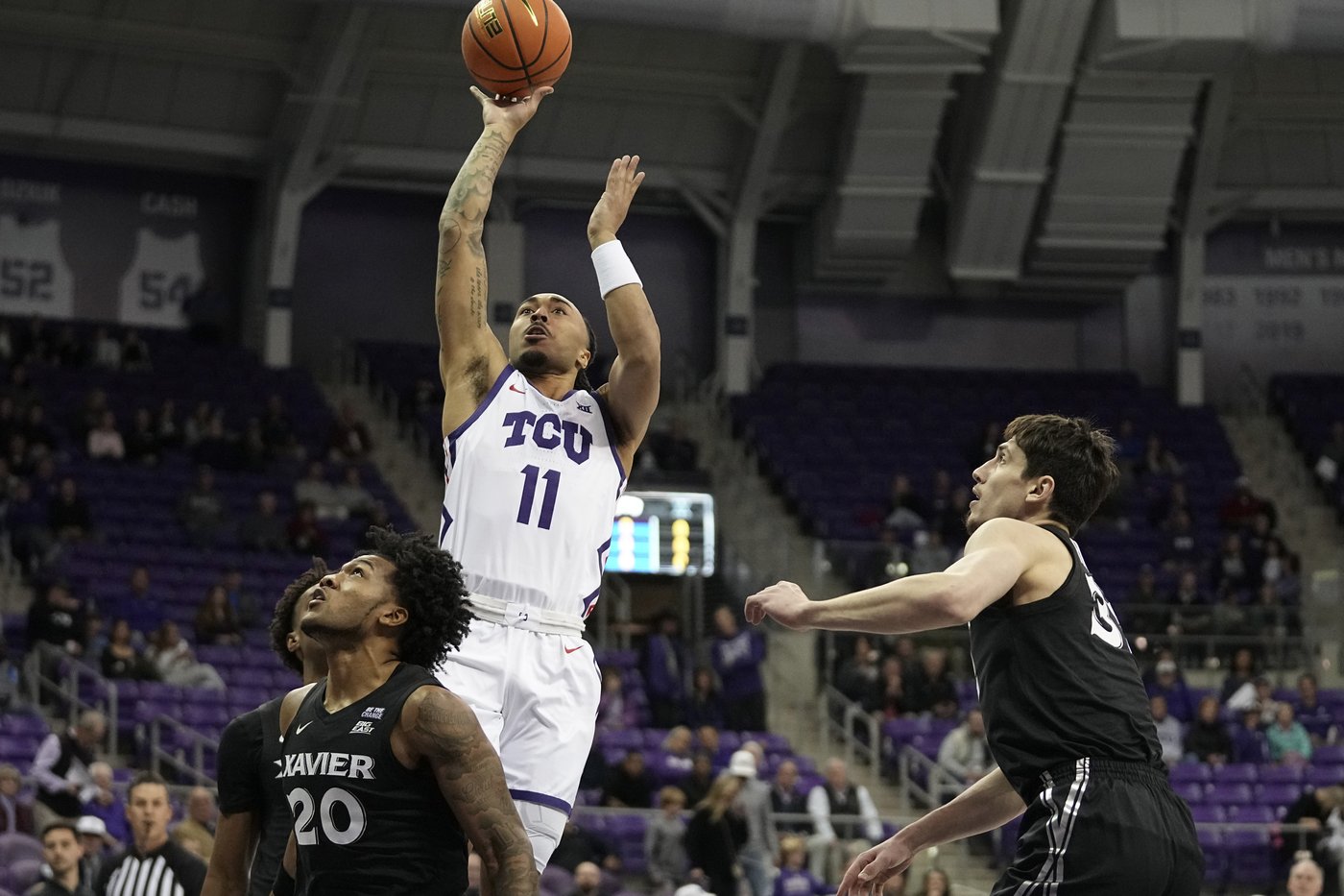 Collins scores 16, Wenzel 15 and TCU rallies to beat Xavier 76-72 in Big 12/Big East Battle game | iNFOnews.ca Collins scores 16, Wenzel 15 and TCU rallies to beat Xavier 76-72 in Big 12/Big East Battle game | iNFOnews.ca