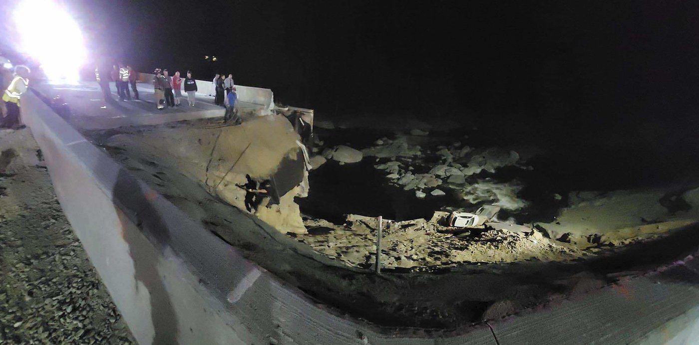 Driver dies after crashing off hurricane-damaged highway in North Carolina | iNFOnews.ca