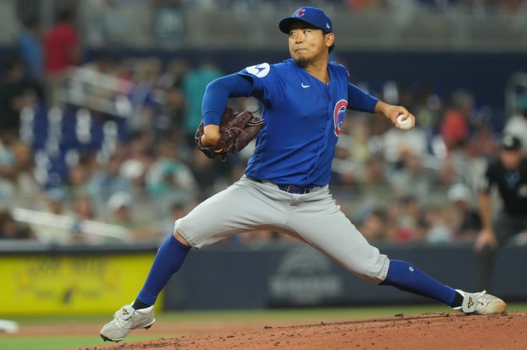 Imanaga pitches 6 sharp innings, Crow-Armstrong doubles, steals 33rd base as Cubs beat Marlins 6-1 | iNFOnews.ca
