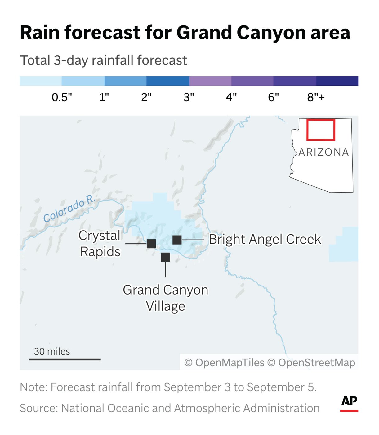 Hikers describe intense rain and wind before floodwaters ravage Grand Canyon | iNFOnews.ca