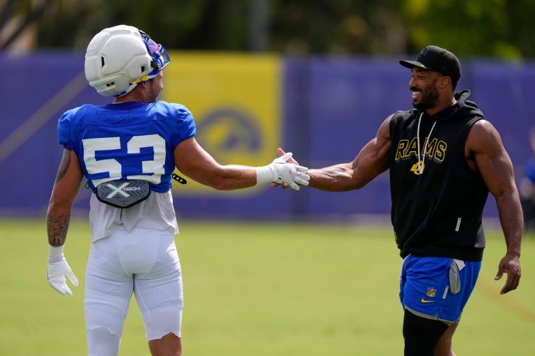 Myles Garrett held out of Rams' joint practice with Cowboys; Puka Nacua leaves early with injury | iNFOnews.ca