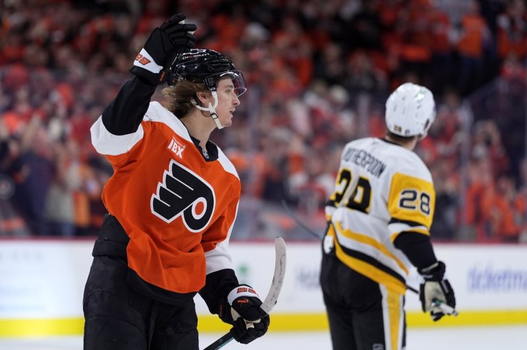 Flyers score 3 goals in 2nd period and top Penguins 5-2 to take 3-0 lead in first-round series | iNFOnews.ca