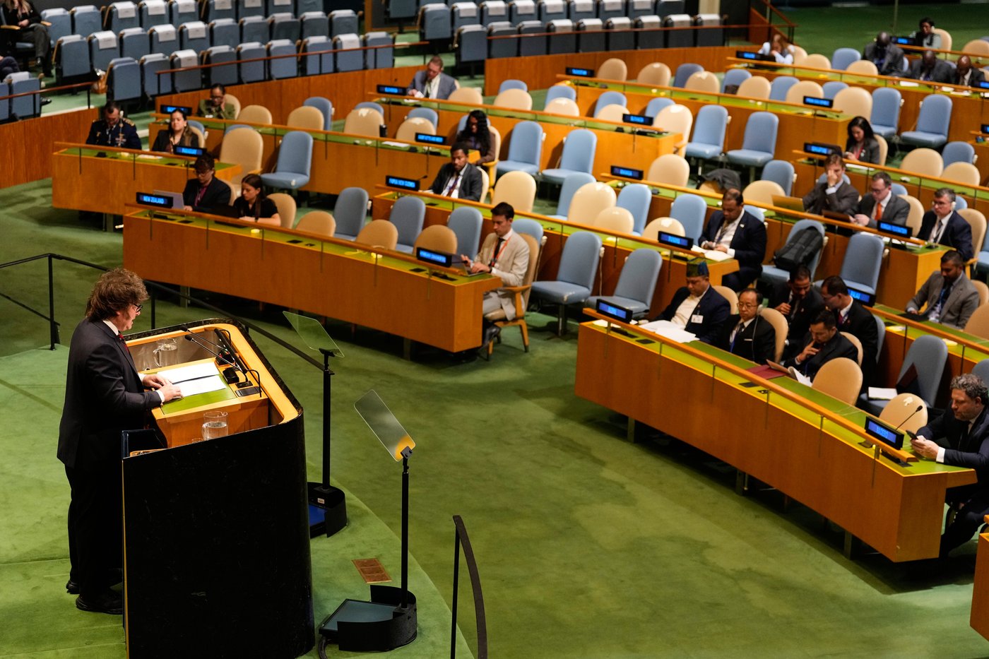 Milei renews Argentina’s Falklands claim at the UN, urging a 'peaceful solution' | iNFOnews.ca
