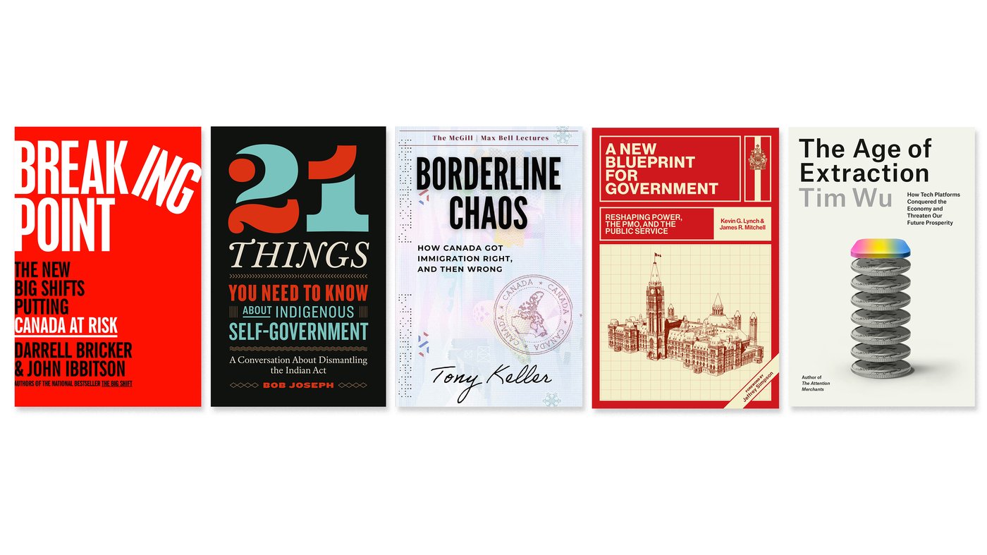Here are the finalists for the Donner Prize, the $60K public policy book awards | iNFOnews.ca
