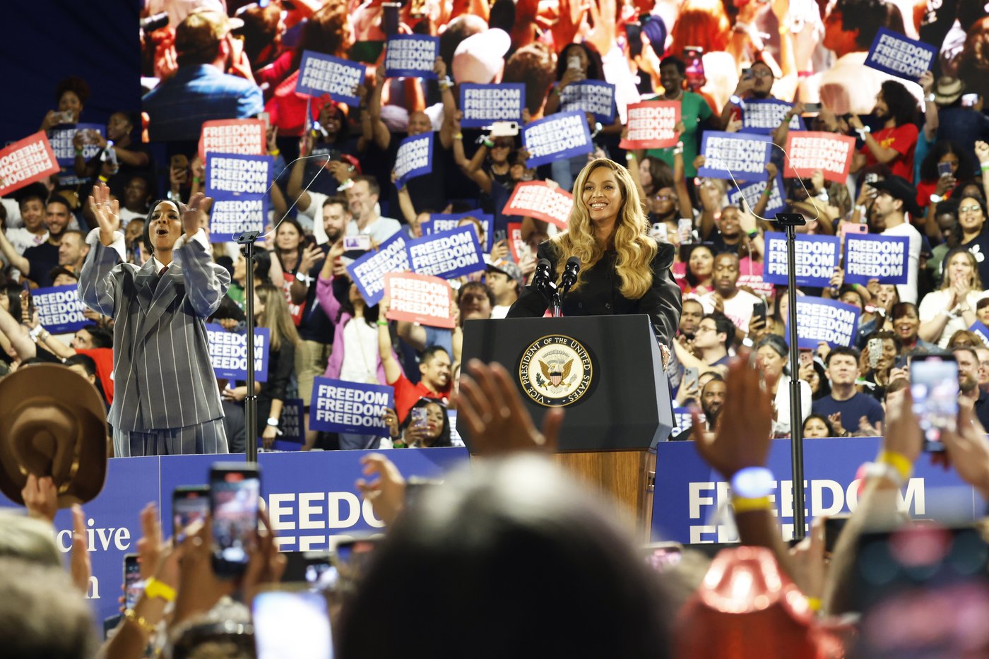 Beyoncé endorses Kamala Harris in joyful speech at Houston rally: 'I'm here as a mother' | iNFOnews.ca