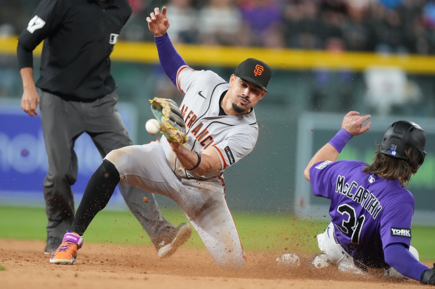 Jake McCarthy hits 2-run homer, drives in 4 runs in the Rockies' 8-3 win over the Giants | iNFOnews.ca Jake McCarthy hits 2-run homer, drives in 4 runs in the Rockies' 8-3 win over the Giants | iNFOnews.ca