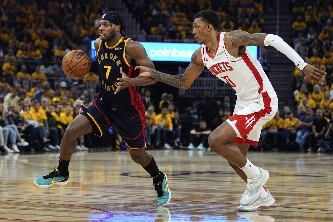 Jimmy Butler returns from injury absence to lead Warriors past Rockets 109-106 for 3-1 series lead | iNFOnews.ca