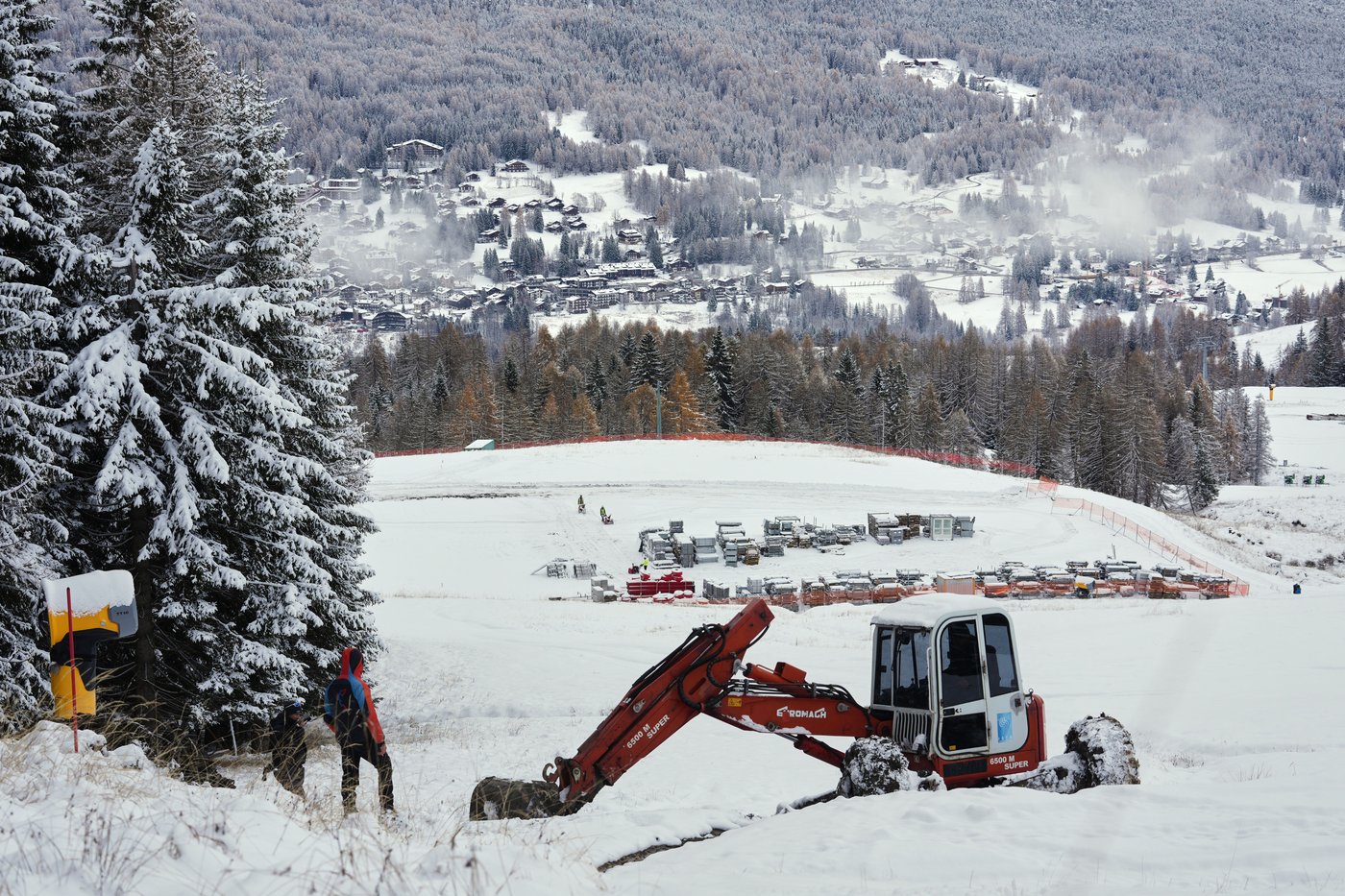 Milan Cortina Olympic mountains are wintry white after 1st big snowstorm of the season | iNFOnews.ca