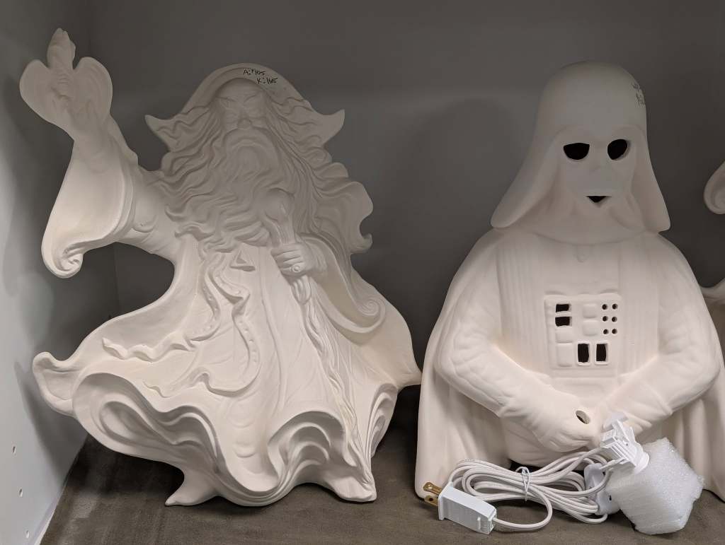 Some of the art at the last sculpting event- photo credits by Kamloops art party