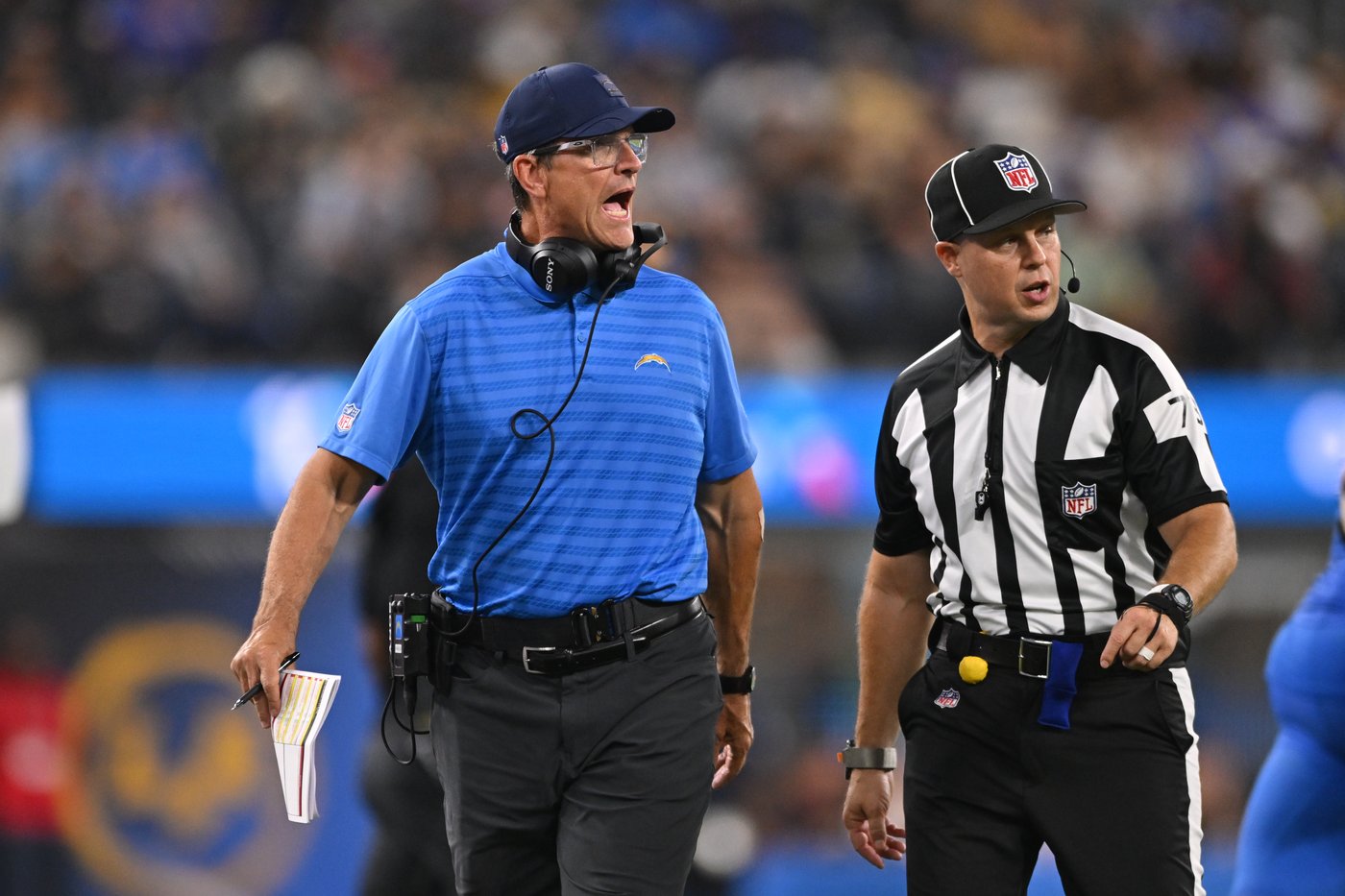 Chargers must overcome another early blow to O-line in pursuit of 1st playoff win under Jim Harbaugh | iNFOnews.ca