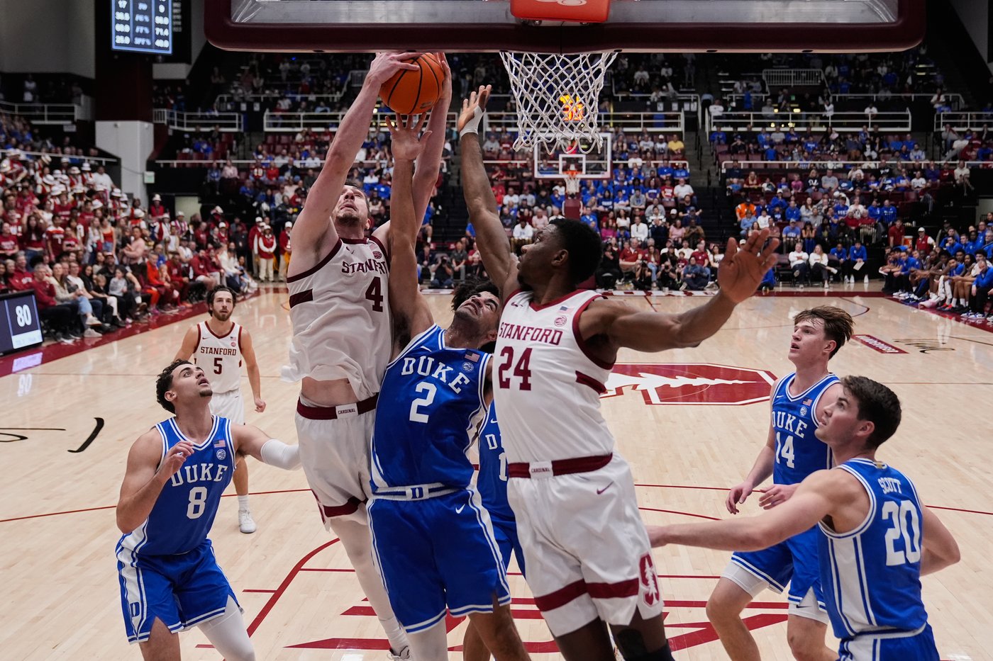 Boozer's 30 points, 14 rebounds lead No. 6 Duke to an 80-50 win over Stanford | iNFOnews.ca Boozer's 30 points, 14 rebounds lead No. 6 Duke to an 80-50 win over Stanford | iNFOnews.ca