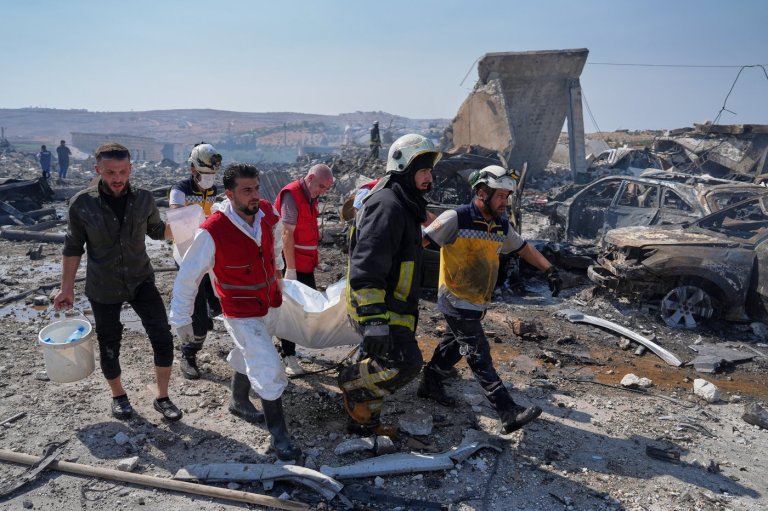 Warehouse explosion in northwestern Syria kills at least 14 | iNFOnews.ca