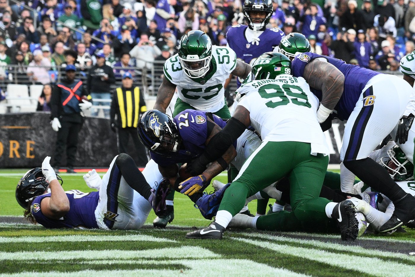 Henry rushes for 2 TDs to help sluggish Ravens to fifth straight win, 23-10 over Jets | iNFOnews.ca Henry rushes for 2 TDs to help sluggish Ravens to fifth straight win, 23-10 over Jets | iNFOnews.ca