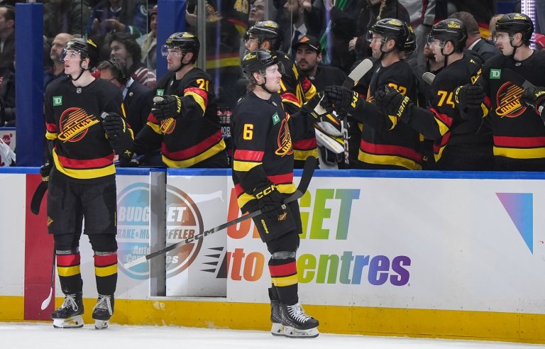 Canucks snap skid as veterans respond to coach Adam Foote's call out team | iNFOnews.ca