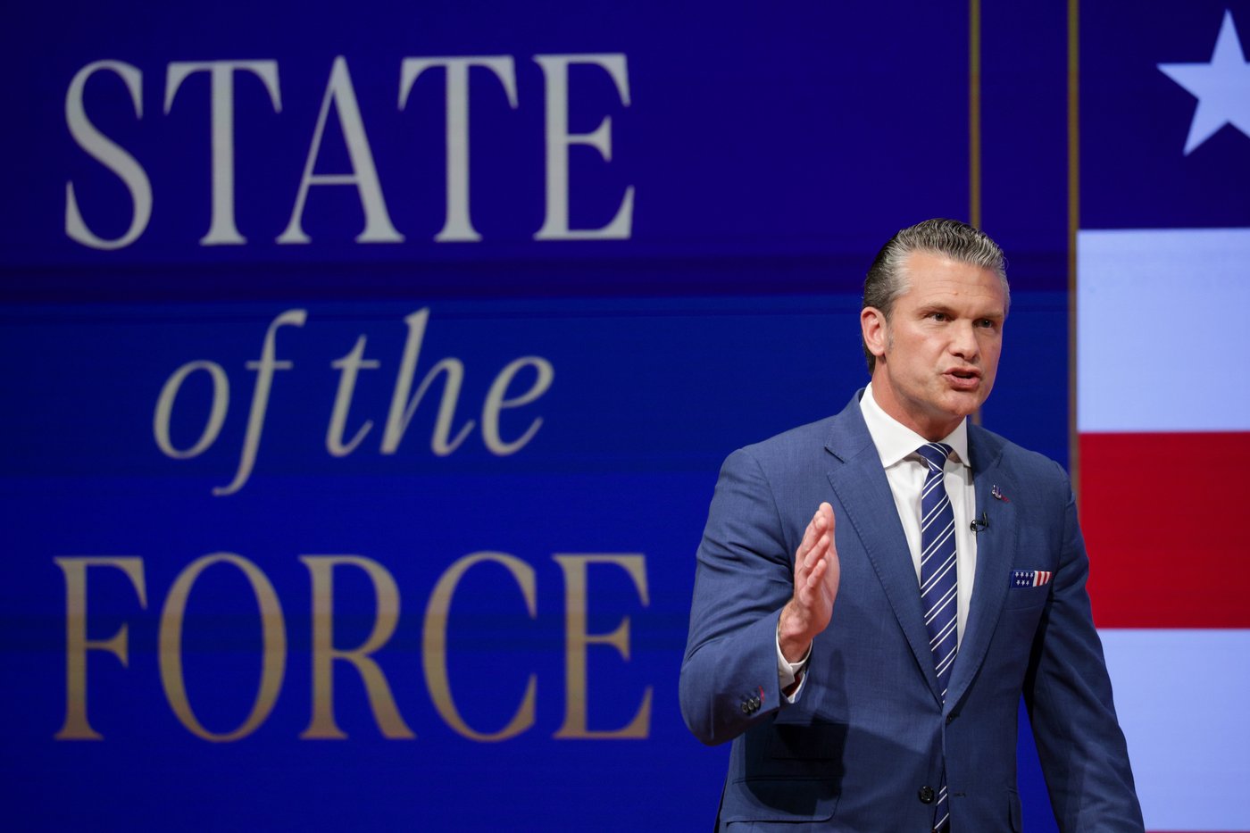Hegseth announces a new drone command and cuts to 20% of generals in 'State of the Force' speech | iNFOnews.ca