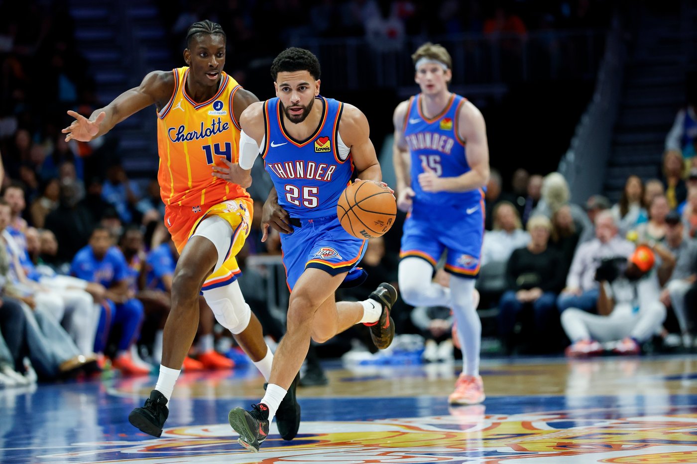 Gilgeous-Alexander, Holmgren lead Thunder to 109-96 win over Hornets for 5th straight victory | iNFOnews.ca Gilgeous-Alexander, Holmgren lead Thunder to 109-96 win over Hornets for 5th straight victory | iNFOnews.ca