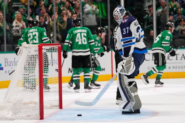 Jake Oettinger beats Connor Hellebuyck in matchup of Team USA goaltenders as Stars blank Jets 3-0 | iNFOnews.ca