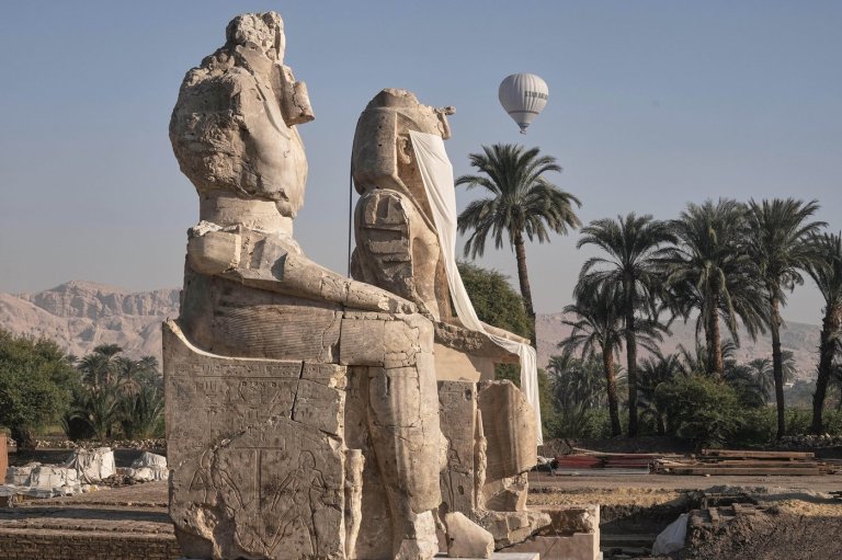 Egypt reveals restored colossal statues of pharaoh in Luxor | iNFOnews.ca