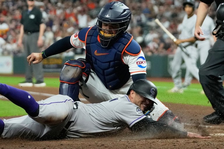 Hunter Goodman powers the Rockies past the Astros 3-2, snapping a 6-game skid | iNFOnews.ca