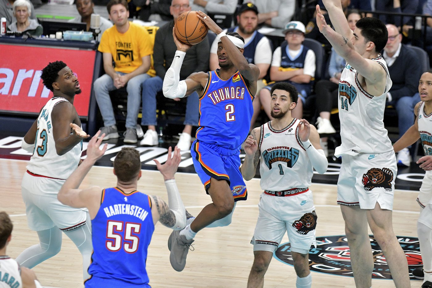 Thunder rally from 29 points down after Morant leaves with injury, top Grizzlies for 3-0 series lead | iNFOnews.ca Thunder rally from 29 points down after Morant leaves with injury, top Grizzlies for 3-0 series lead | iNFOnews.ca