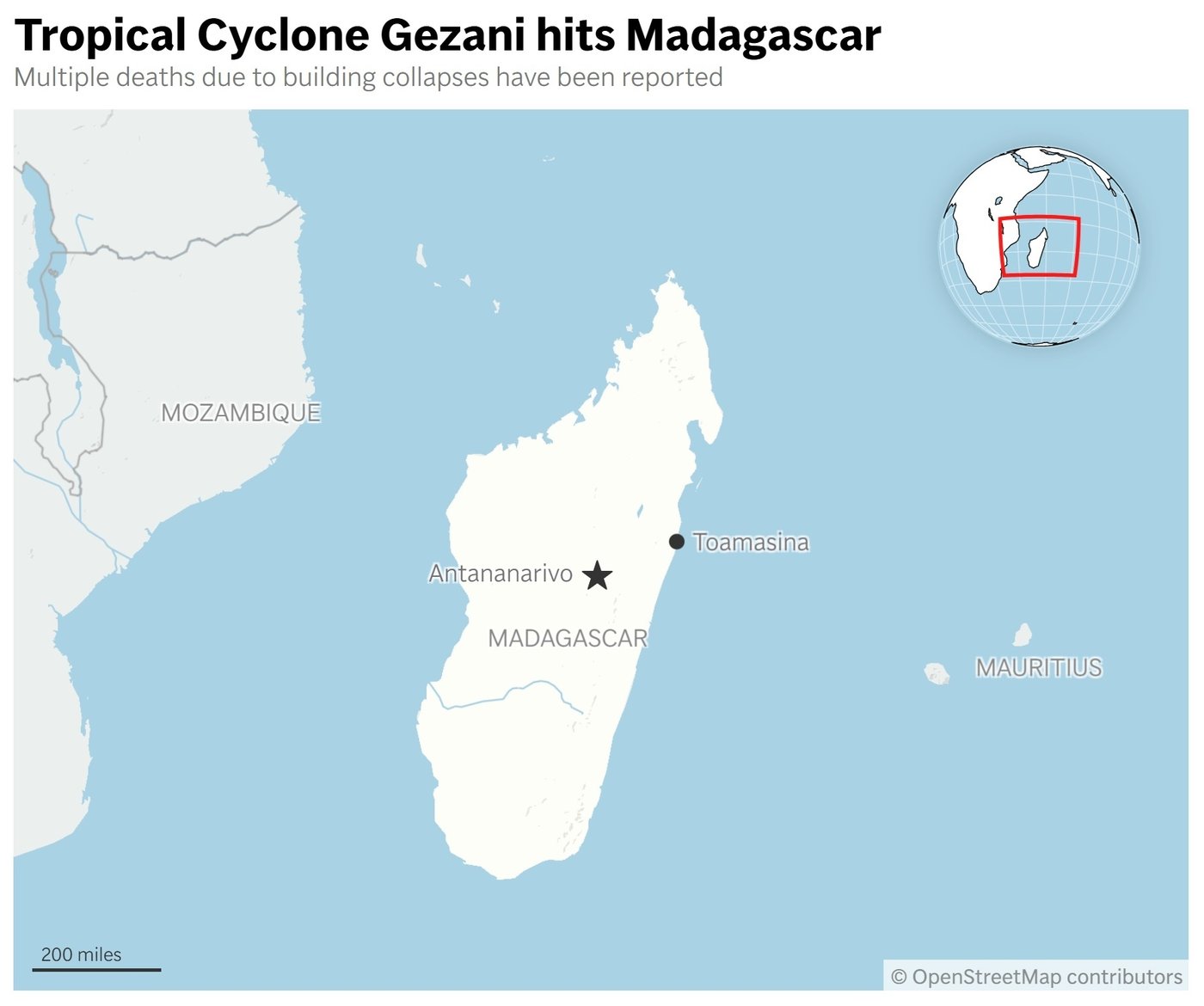 Cyclone Gezani destroys 18,000 homes and causes at least 36 deaths in Madagascar | iNFOnews.ca Cyclone Gezani destroys 18,000 homes and causes at least 36 deaths in Madagascar | iNFOnews.ca