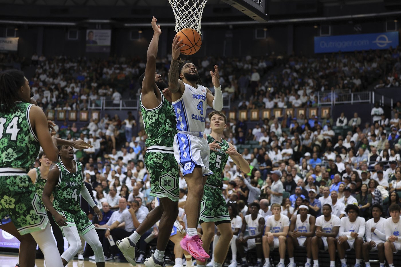 R.J. Davis leads No. 10 UNC past Hawaii 87-69, moves to fourth on Tar Heels' all-time scoring list | iNFOnews.ca
