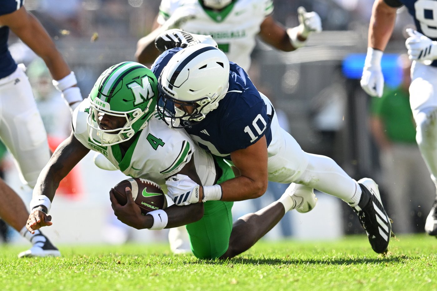 Rocco Becht shines with 4 TDs as No. 18 Penn State beats Marshall 45-0 | iNFOnews.ca Rocco Becht shines with 4 TDs as No. 18 Penn State beats Marshall 45-0 | iNFOnews.ca