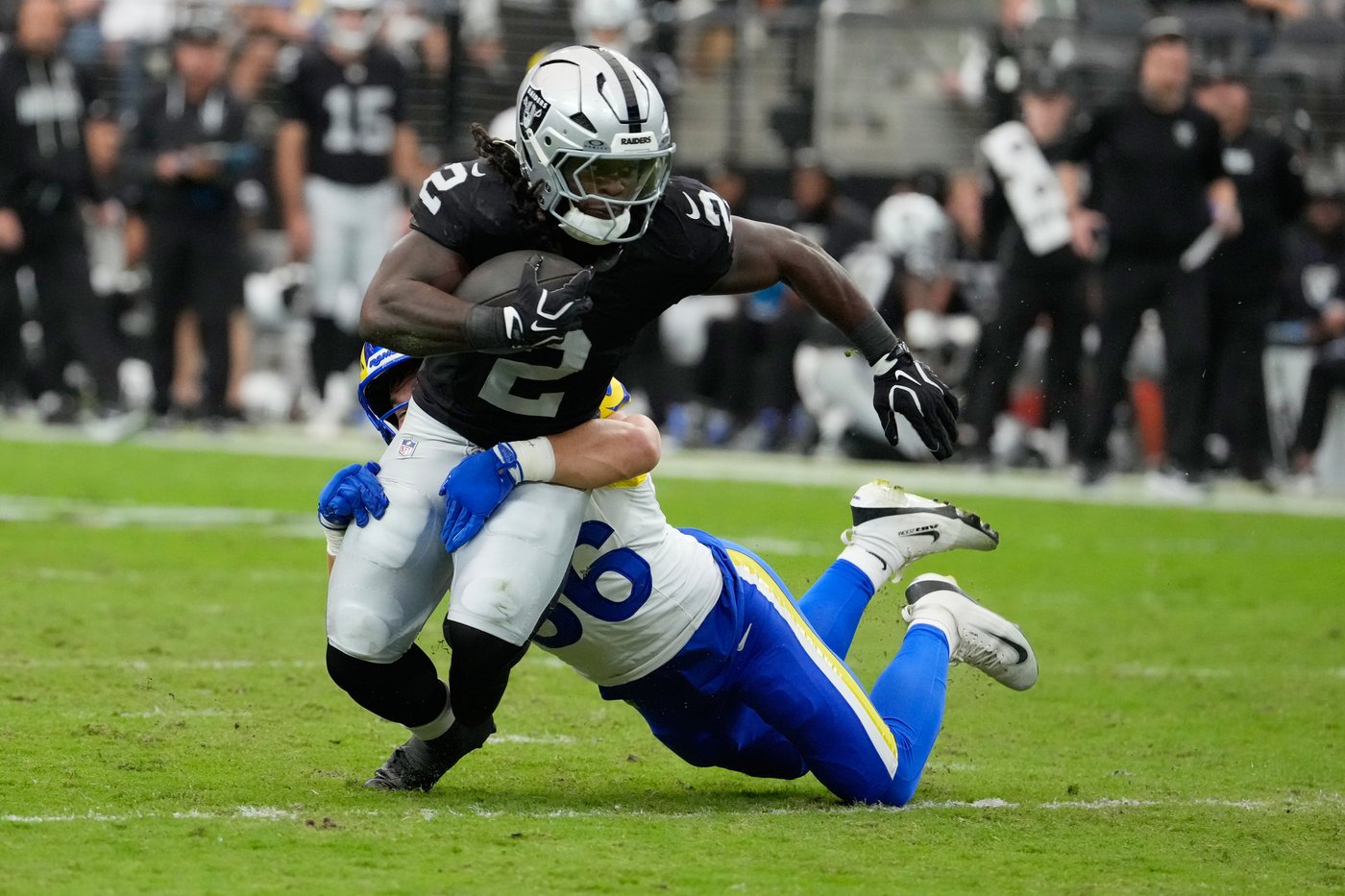 Raiders' run game sputters again as Ashton Jeanty struggles behind shaky blocking | iNFOnews.ca Raiders' run game sputters again as Ashton Jeanty struggles behind shaky blocking | iNFOnews.ca