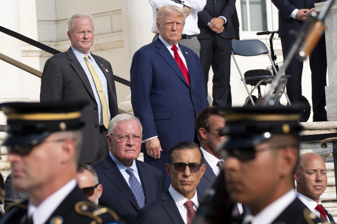 Army releases redacted police report on altercation during Trump's Arlington cemetery visit | iNFOnews.ca