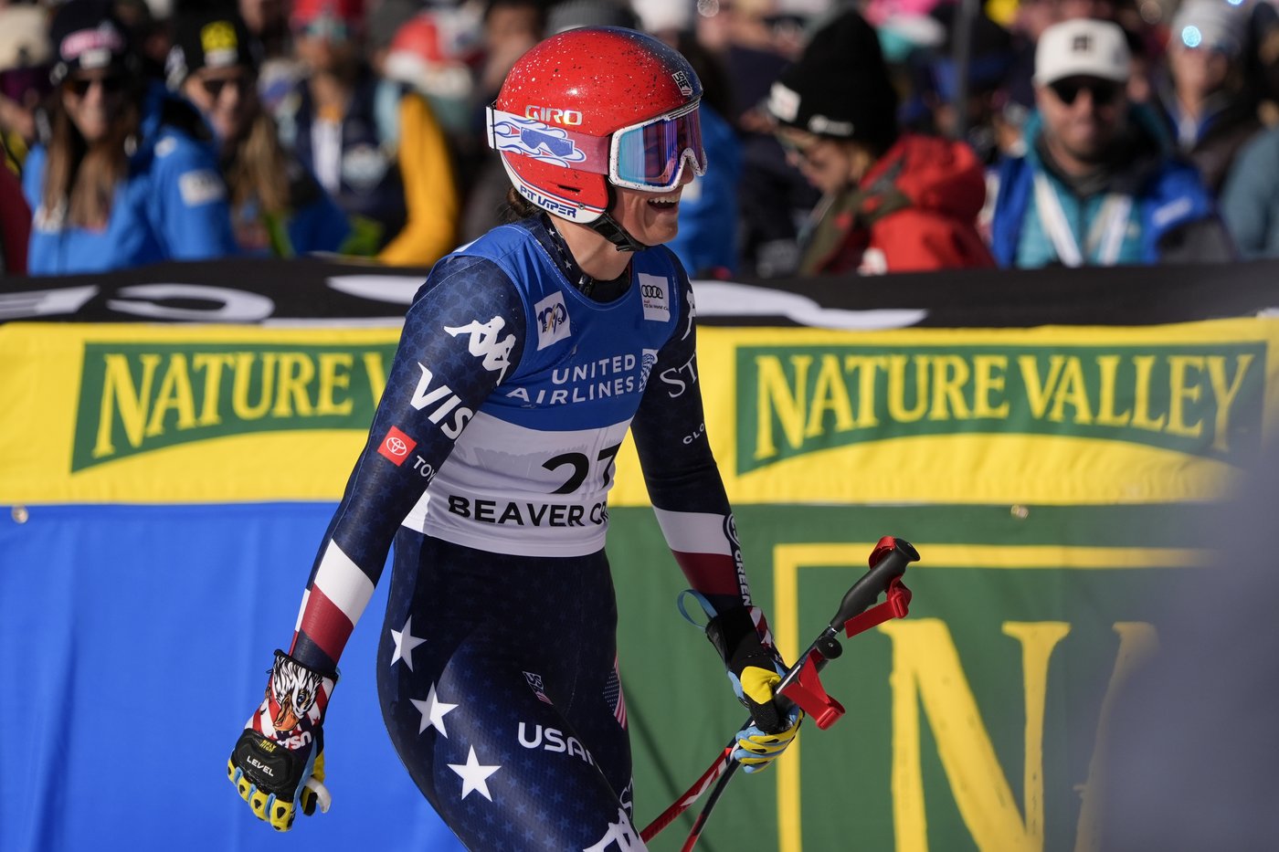 Cornelia Huetter of Austria wins first-ever women's World Cup downhill held on Birds of Prey course | iNFOnews.ca