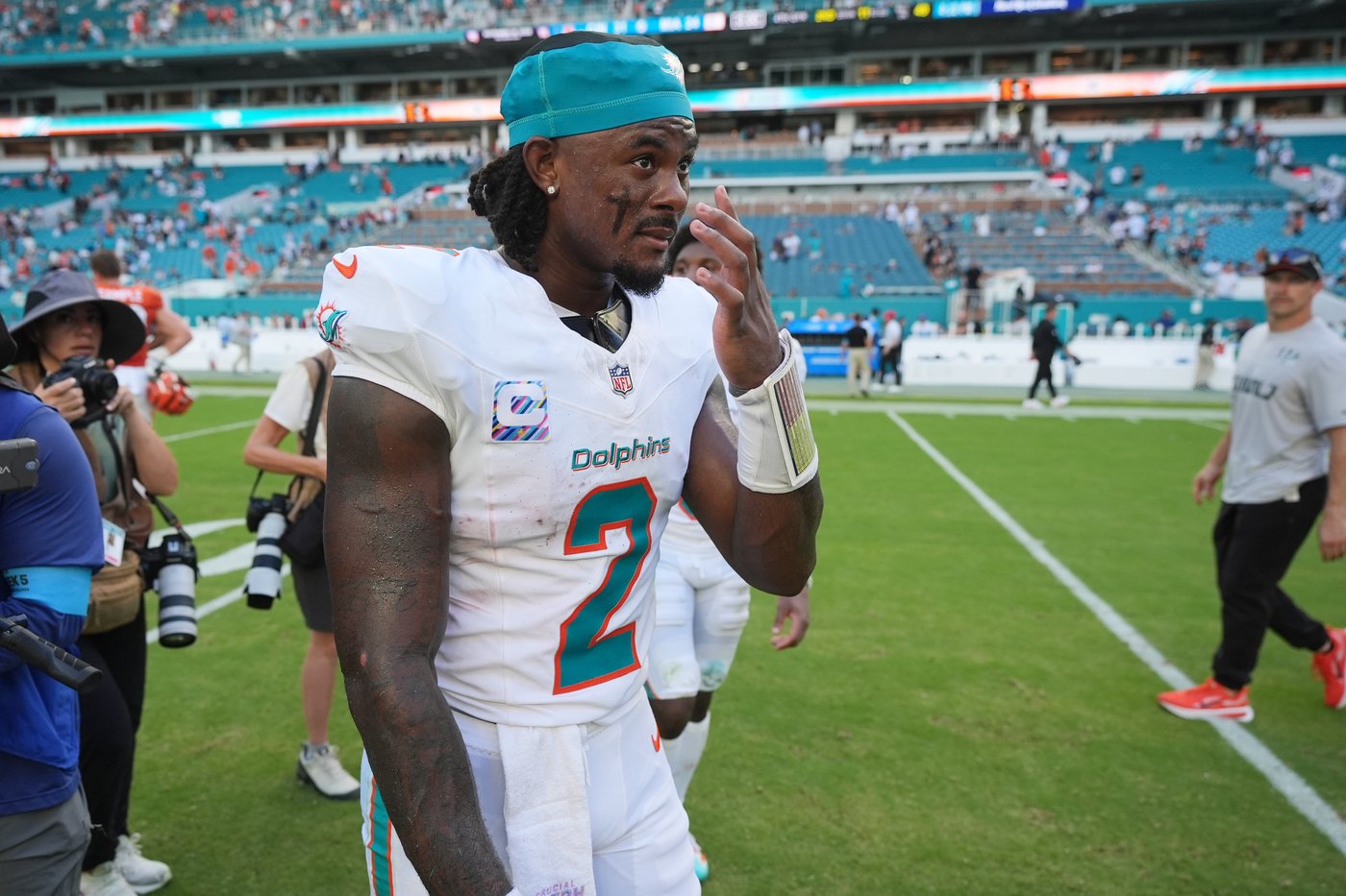 Dolphins not considering a QB change after Malik Willis struggles vs Bengals | iNFOnews.ca