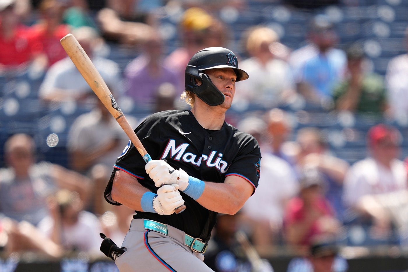 Stowers homers twice, drives in 5 runs to power the Marlins past the Phillies 12-4 | iNFOnews.ca
