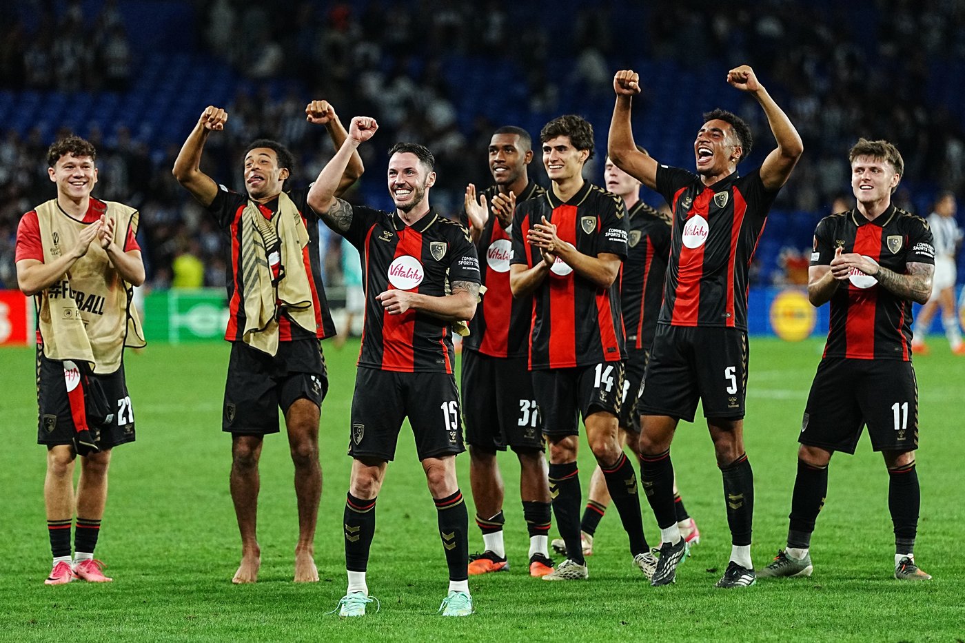 Bournemouth beats Real Sociedad 2-1 in its first European match. Juventus, Crystal Palace win big | iNFOnews.ca Bournemouth beats Real Sociedad 2-1 in its first European match. Juventus, Crystal Palace win big | iNFOnews.ca