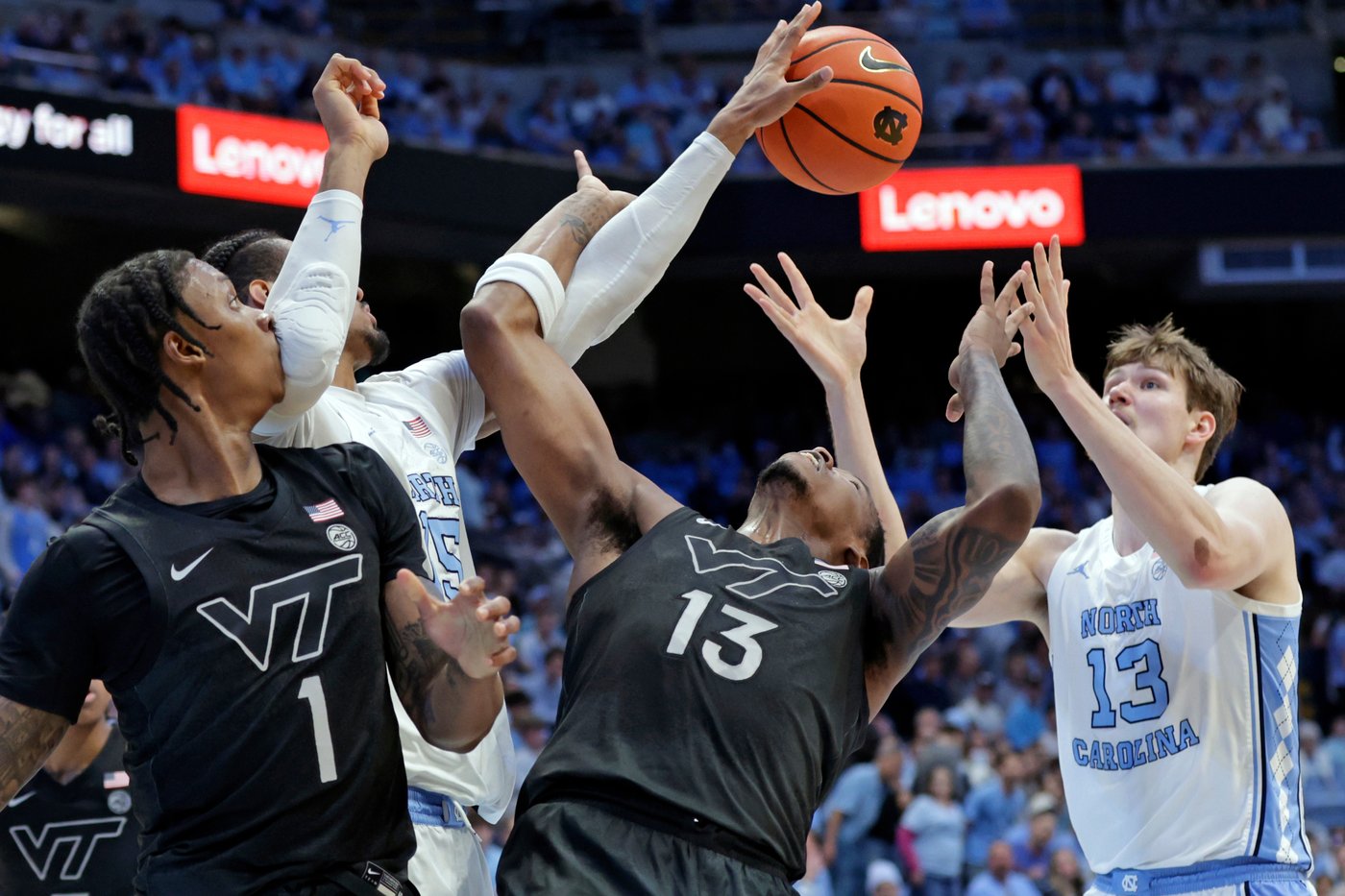 Henri Veesaar matches a season-high with 26 points to carry No. 18 North Carolina past Virginia Tech | iNFOnews.ca