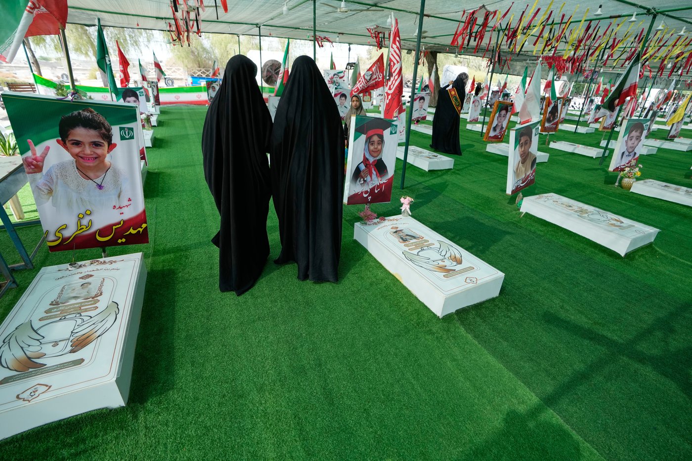 The Iranian school struck in the war's earliest attacks is now a memorial for children | iNFOnews.ca