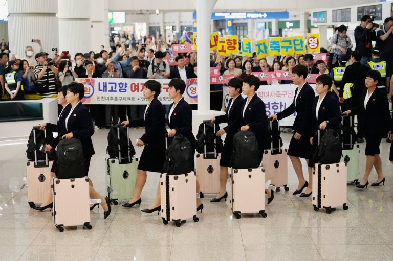 North Korean women's soccer team arrives in South Korea for regional tournament | iNFOnews.ca