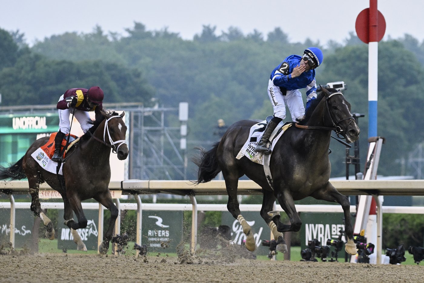 Sovereignty beats Journalism to win Belmont Stakes at Saratoga | iNFOnews.ca