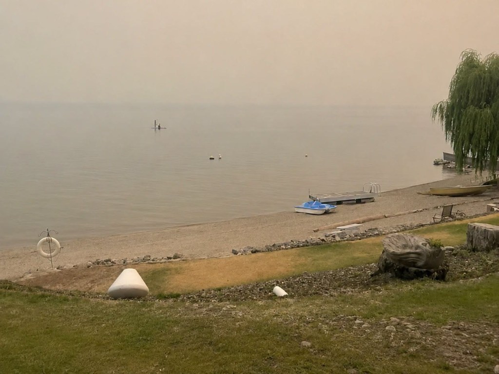 iN PHOTOS: Ash, smoke and haze fill Thompson-Okanagan skies | iNFOnews.ca