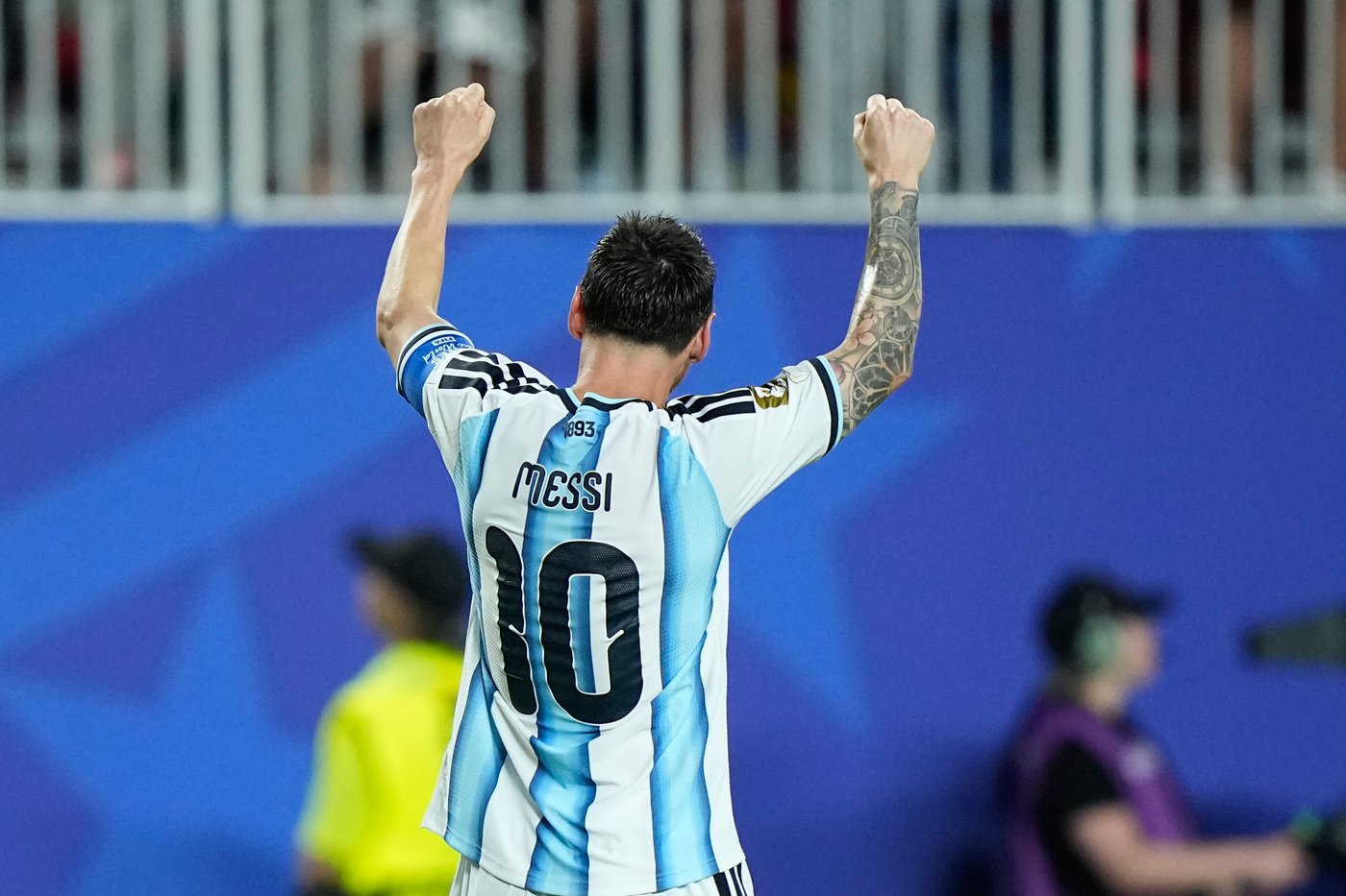 Messi has his first World Cup hat trick as defending champion Argentina beats Algeria 3-0 in opener | iNFOnews.ca Messi has his first World Cup hat trick as defending champion Argentina beats Algeria 3-0 in opener | iNFOnews.ca
