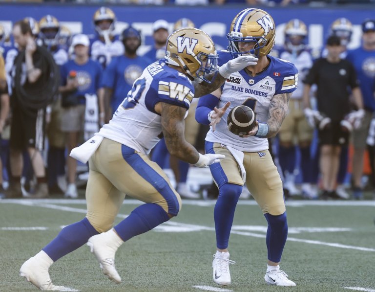 Vaval's return touchdown turns the tide for Blue Bombers in 30-21 win over Argonauts | iNFOnews.ca