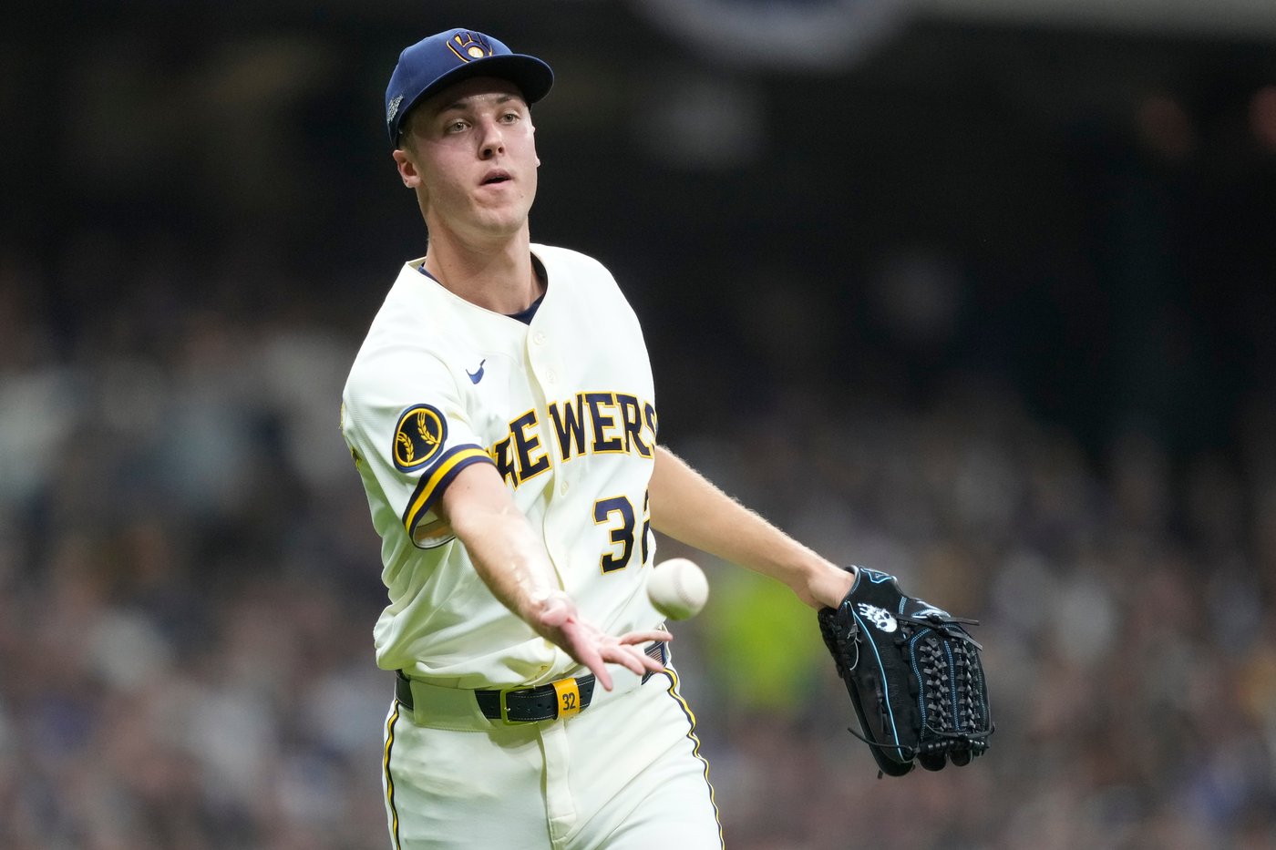 Misiorowski lasts just 4 innings in NLDS opener before bullpen leads Brewers to 3-2 win over Padres | iNFOnews.ca