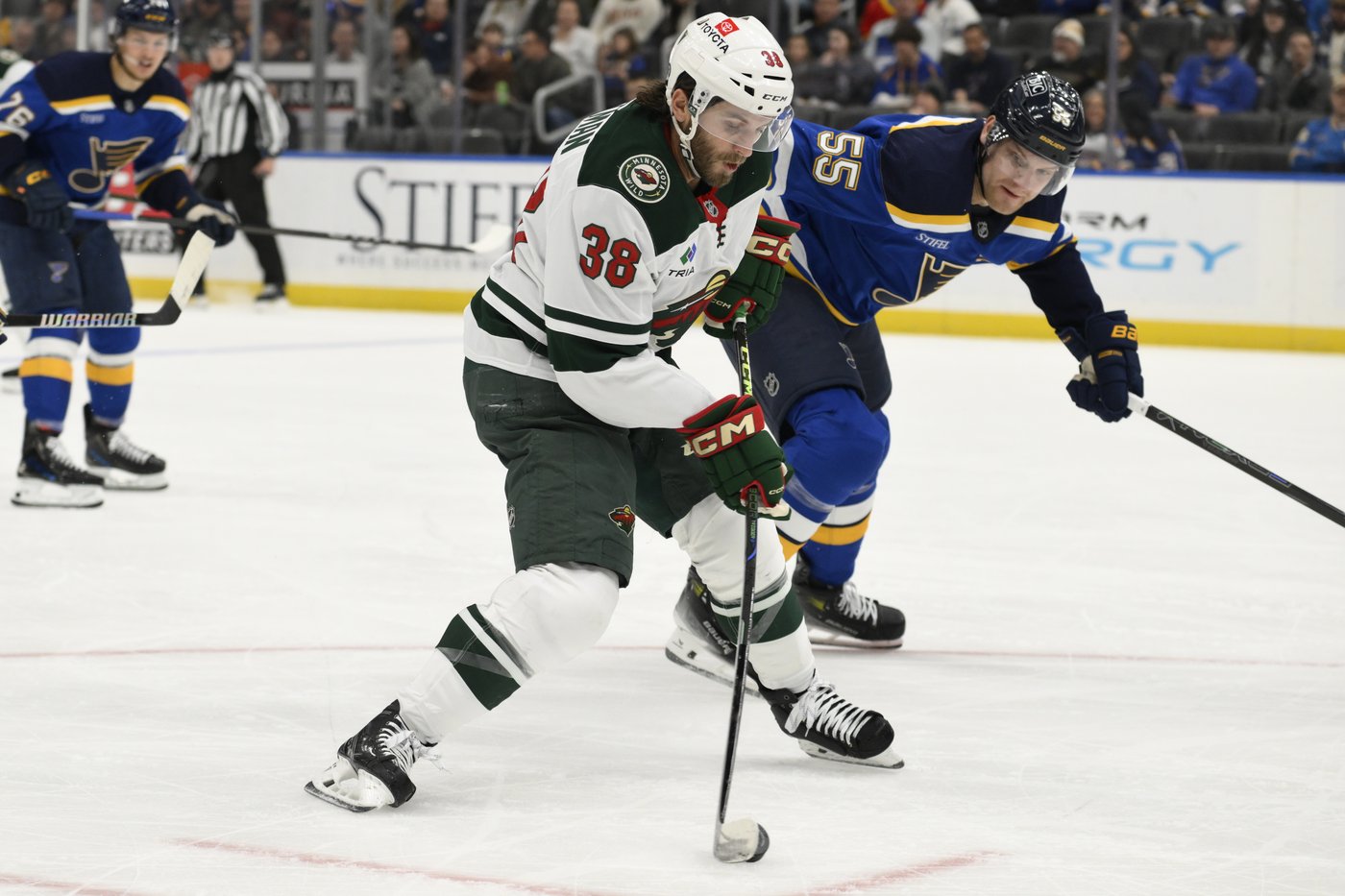 Kirill Kaprizov scores twice to lift the Wild over the Blues 4-2 | iNFOnews.ca Kirill Kaprizov scores twice to lift the Wild over the Blues 4-2 | iNFOnews.ca