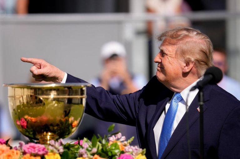 Trump's golf tour takes him back to the Presidents Cup | iNFOnews.ca