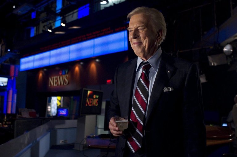CP NewsAlert: Lloyd Robertson, one of Canada's most recognizable news anchors, dies | iNFOnews.ca