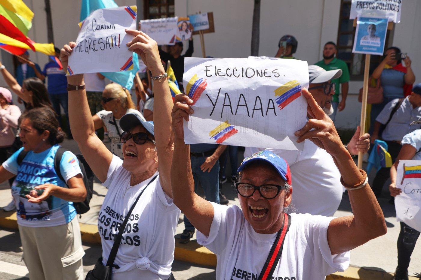 Venezuelans rally to demand opposition leader's safe return and presidential elections | iNFOnews.ca